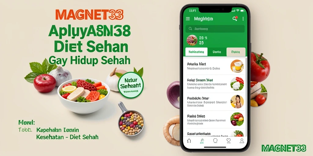 Tampilan antarmuka MAGNET33 dengan fitur Diet Sehat yang mudah digunakan.